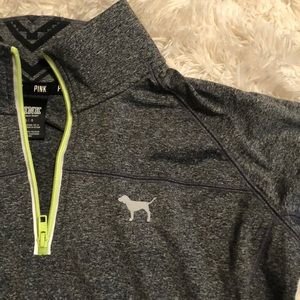 VS PINK quarter zip pull over